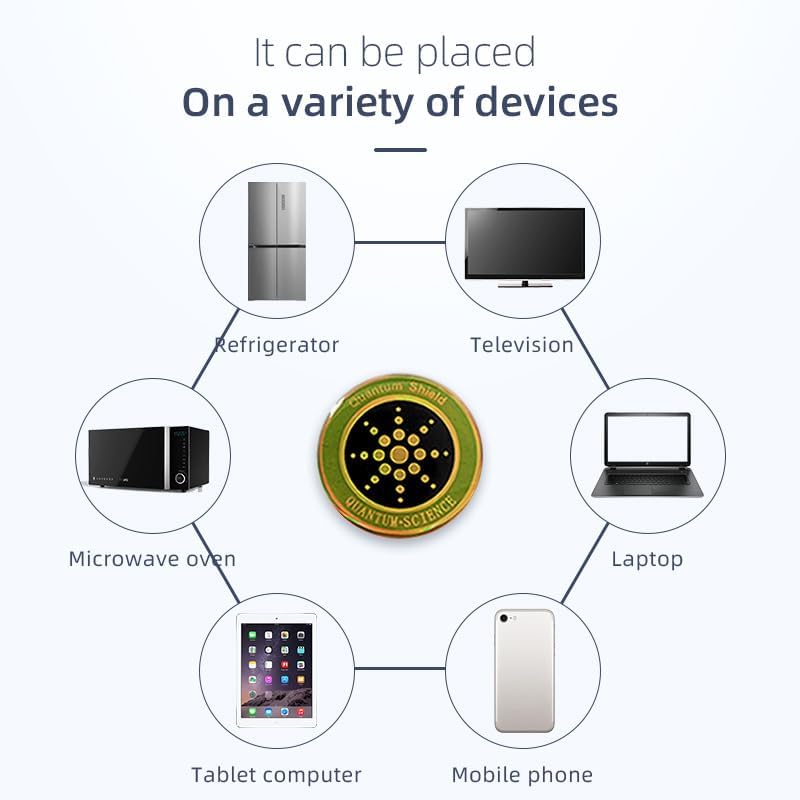 12 Pcs Stickers Blocker Neutralize Shield Protection for Cell Phones cased and Electronic Devices WiFi 5G Tablets Laptops Computers TV Monitors