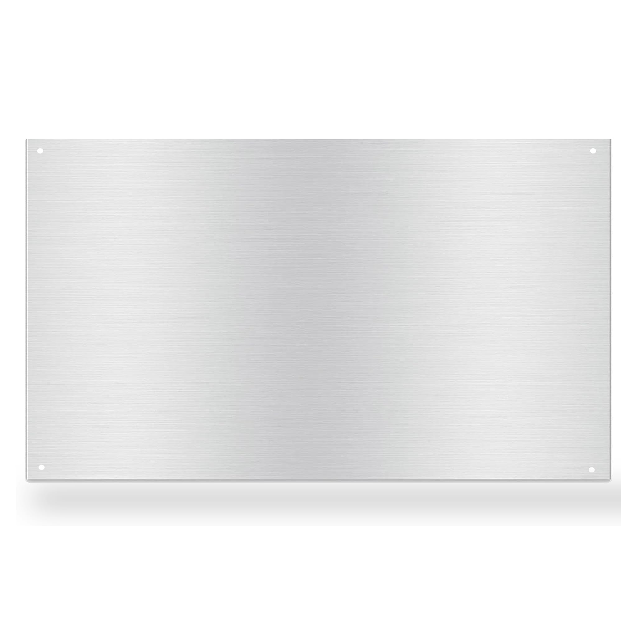12" By 30" Stove Backsplash Splatter Guard Range Hood Back splash Wall Shield Metal Panel, Easy Clean and Install, Stainless Steel (12" x 30")