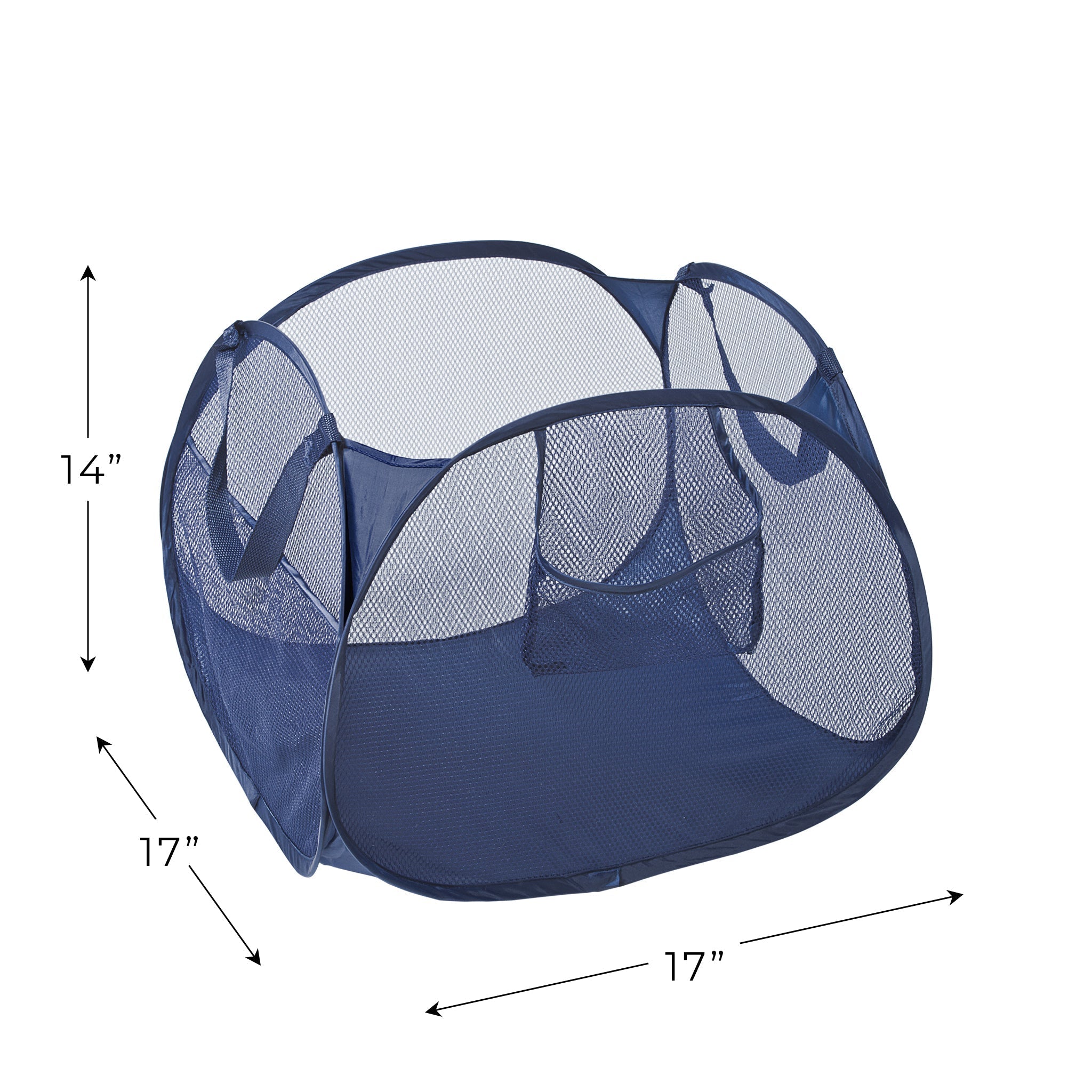 Pyramid Pop-Up Hamper – Blue or White