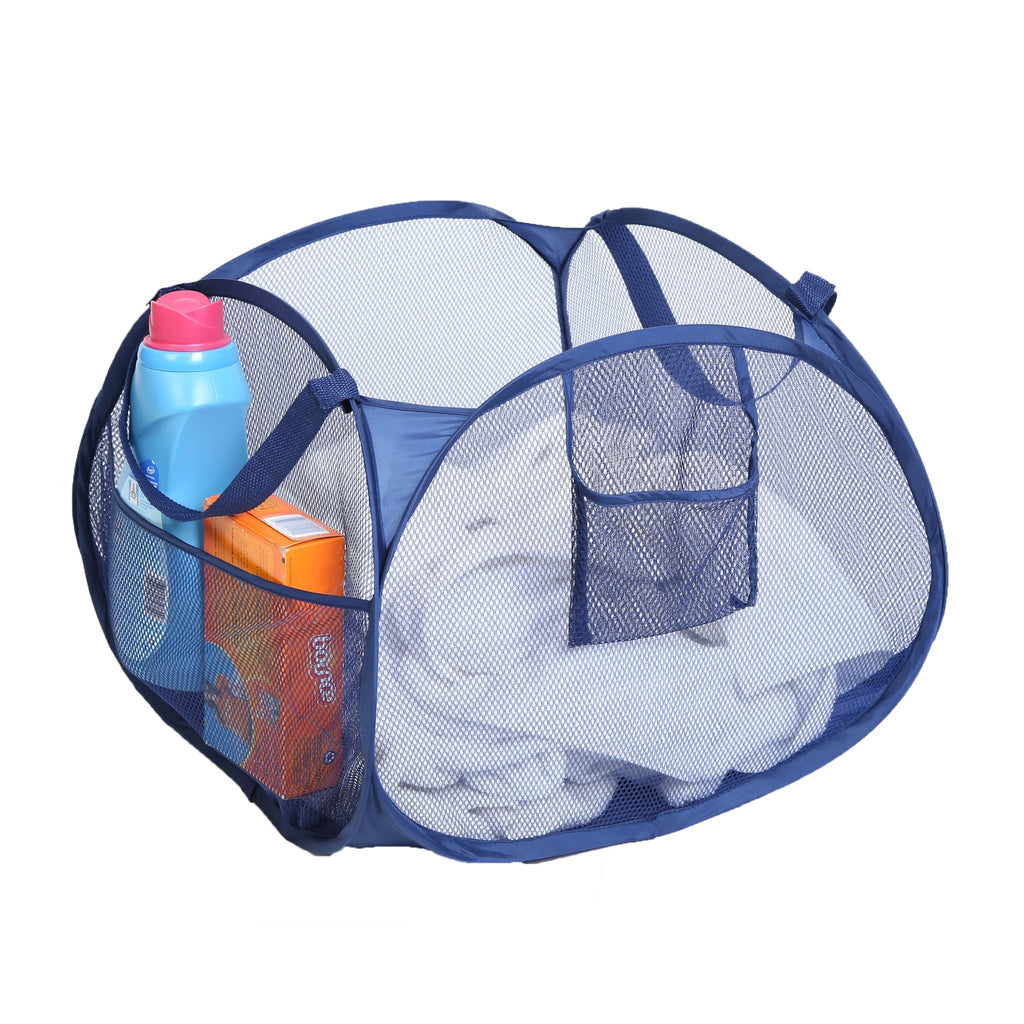 Pyramid Pop-Up Hamper – Blue or White