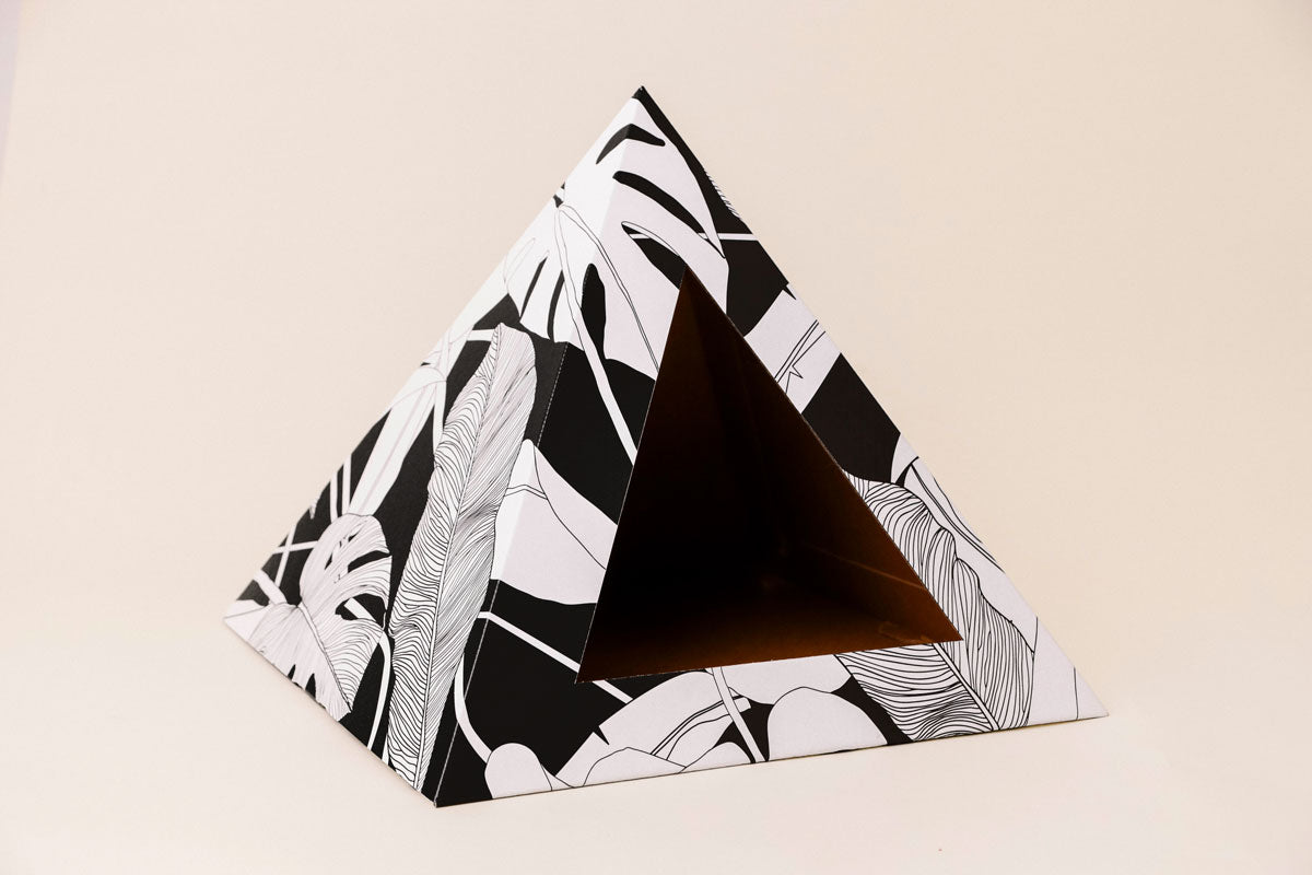 Kitty Kardboard® 'Dark Paradise' Cat Pyramid