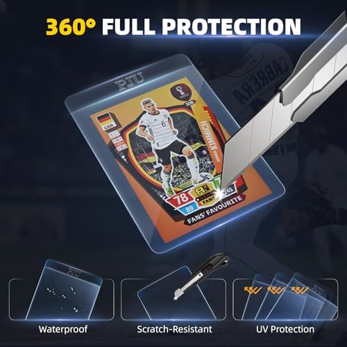 100ct Semi Rigid Card Holders & 100ct Card Sleeves for PSA, SGC, BGS, CSG Graded Card Submissions, Semi Rigid Card Sleeves, Baseball Card Protectors, PSA Graded Card Sleeves for Trading Card