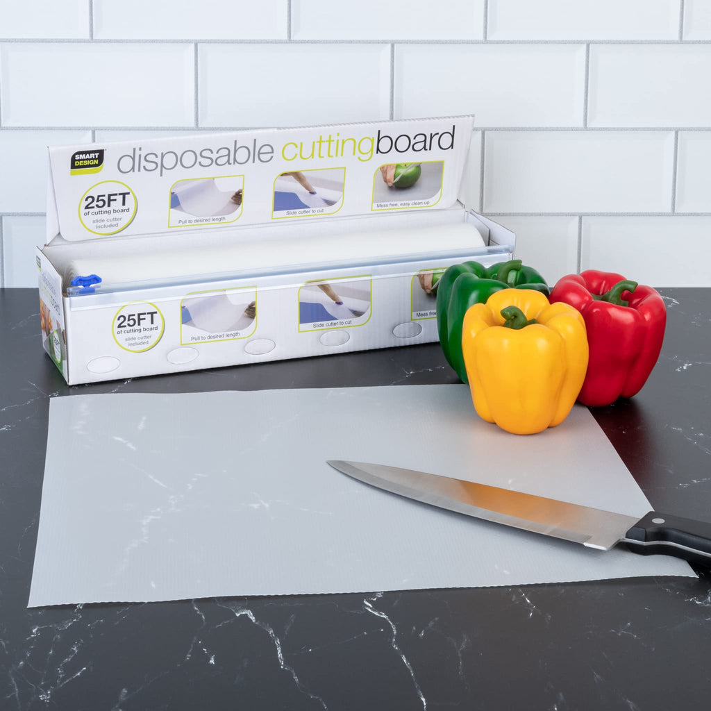 Disposable Cutting Board - Biodegradable - Bendable - BPA Free - White