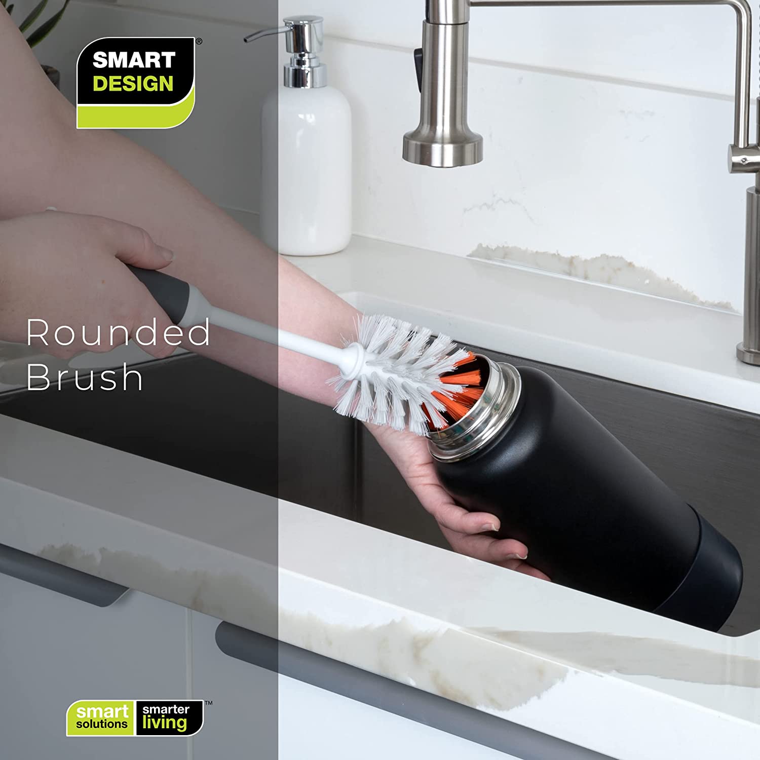 Drain Board with Sloped Funnel Shape