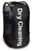 DRY CLEANING" PRINT POP-UP DUFFLE W/ SIDE POCKET