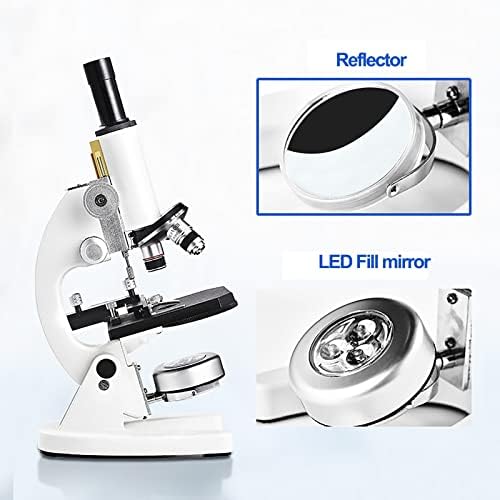 12000X-30000X Monocular Optical Microscope, Children Science Experimental Biology Teaching Microscope, with Phone Holder,30000X