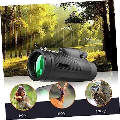 12x50 Single-Tube Telescope Compact for Travel Tripod Phone Stand for Bird Watching