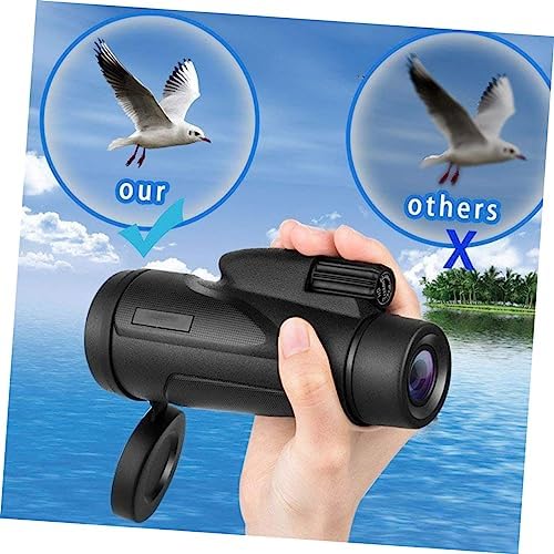 12x50 Single-Tube Telescope Compact for Travel Tripod Phone Stand for Bird Watching