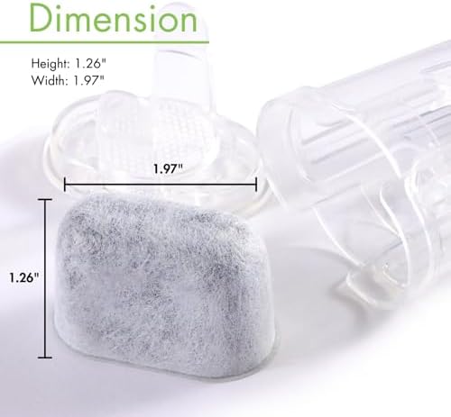 12-Pack KEURIG Filter Replacement - Water Filters for Keurig 2.0 Coffee Maker and Ninja DualBrew Brewer by PureHQ - Universal Fit K-Classic, K Supreme, K-Slim, K-Duo, K-Express - Charcoal Cartridges