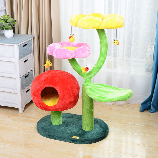 Catry Gum Drop Cat Tree Flower