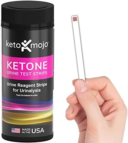 150 Ketone Test Strips with Free Keto Guide eBook & Free APP. Urine Test for Ketosis on Ketogenic & Low-Carb Diets. Extra-Long Strips.