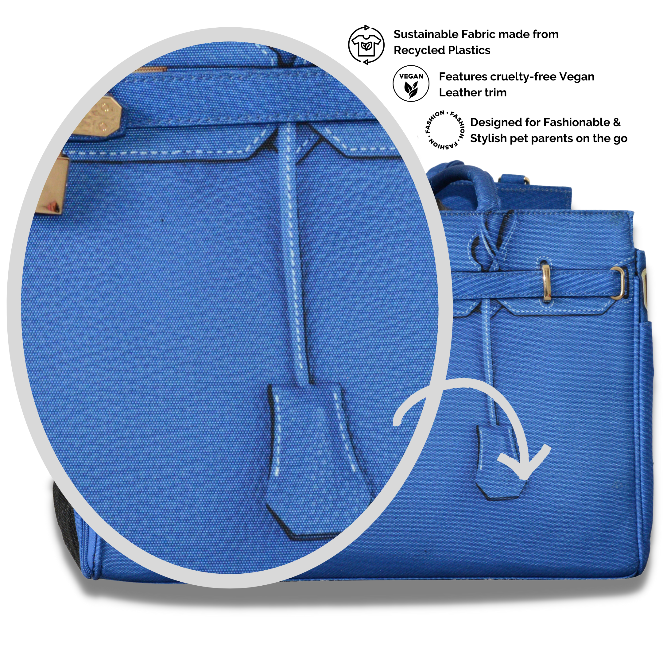 A Pet with Paws® Madison Carrier With Pet Trek Wheelbase
