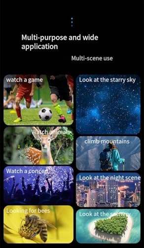 1000x25 Compact Binoculars for Adults and Kids, Mini Pocket Binoculars with Phone Adapter, Waterproof, for Bird Watching, Hunting, Concerts, Theaters, Operas, Traveling, Sightseeing