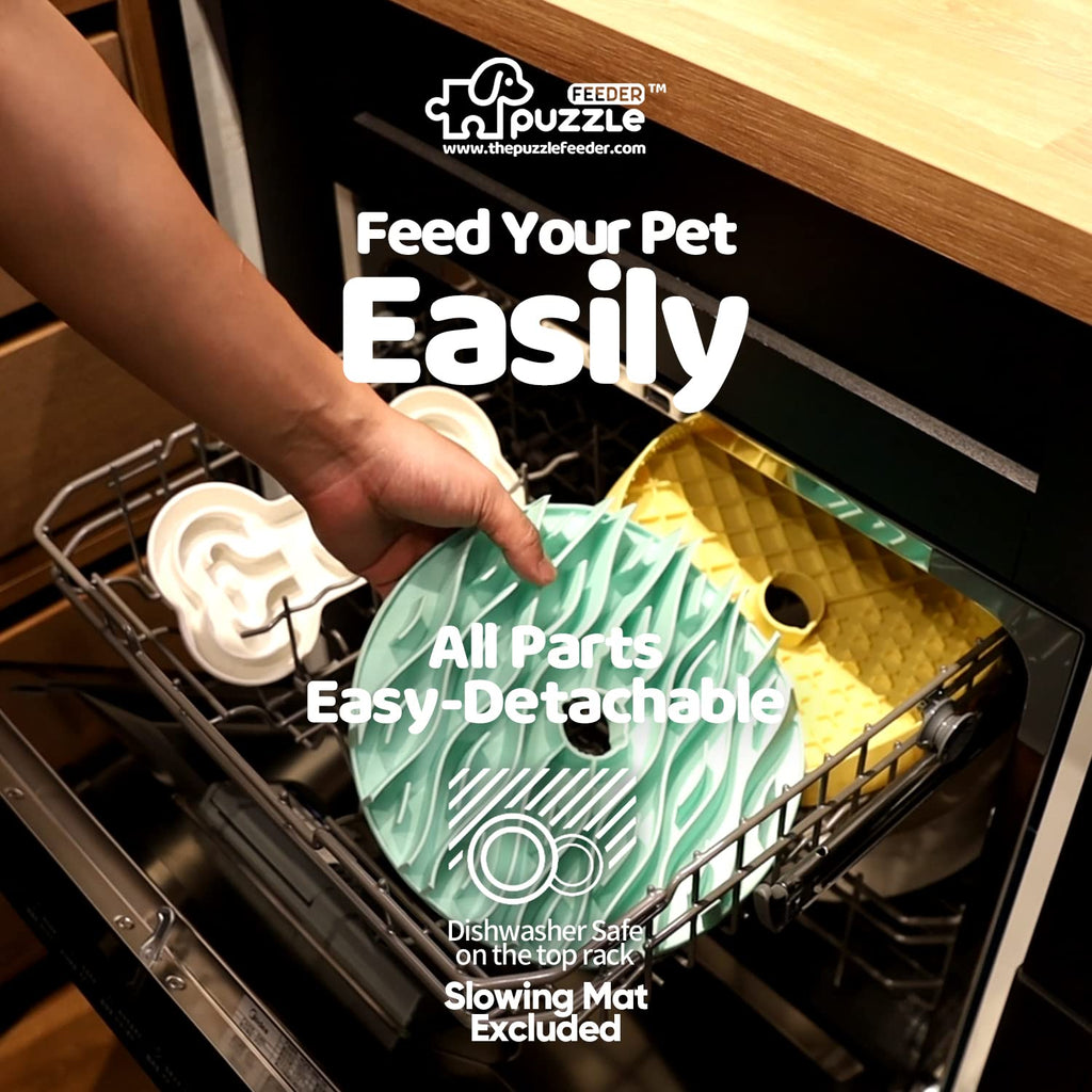Puzzlefeeder Dog Slow Feeder by PetFuture, Perfect For Dry, Wet, Raw Food