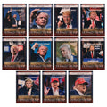11pcs Trump Stand Strong Card 2024 Donald Trump Survived Shot at Election Rally Cards Set, Perfect Political Gift for Trump Supporters and Patriotic Americans