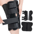 14” Long Adjustable Three Panel Orthopedic Knee Immobilizer – Supportive & Adjustable Side Panels – Knee Brace Stabilizer – Knee Immobilization L1830