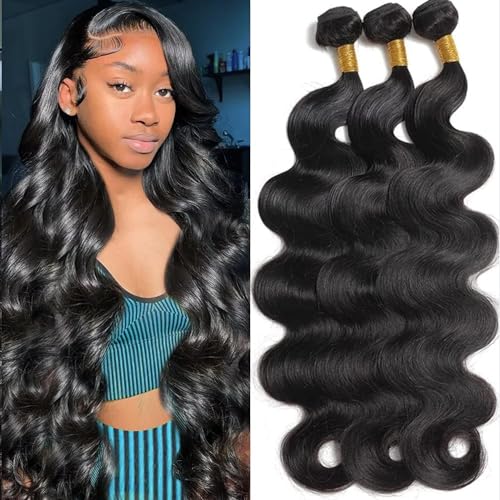 12A Human Hair Bundles 30 30 30 Inch Body Wave 3 Bundles Human Hair 100% Unprocessed Brazilian Virgin Weave 3 Bundles Human Hair Body Wave Deals Human Hair Extensions