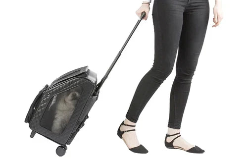 Petote Rio Wheeled Traveler Backpack - Made in the USA - Please Note Shipping in Description