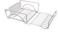 Expandable Dish Drainer Drying Rack with Cutlery Cup