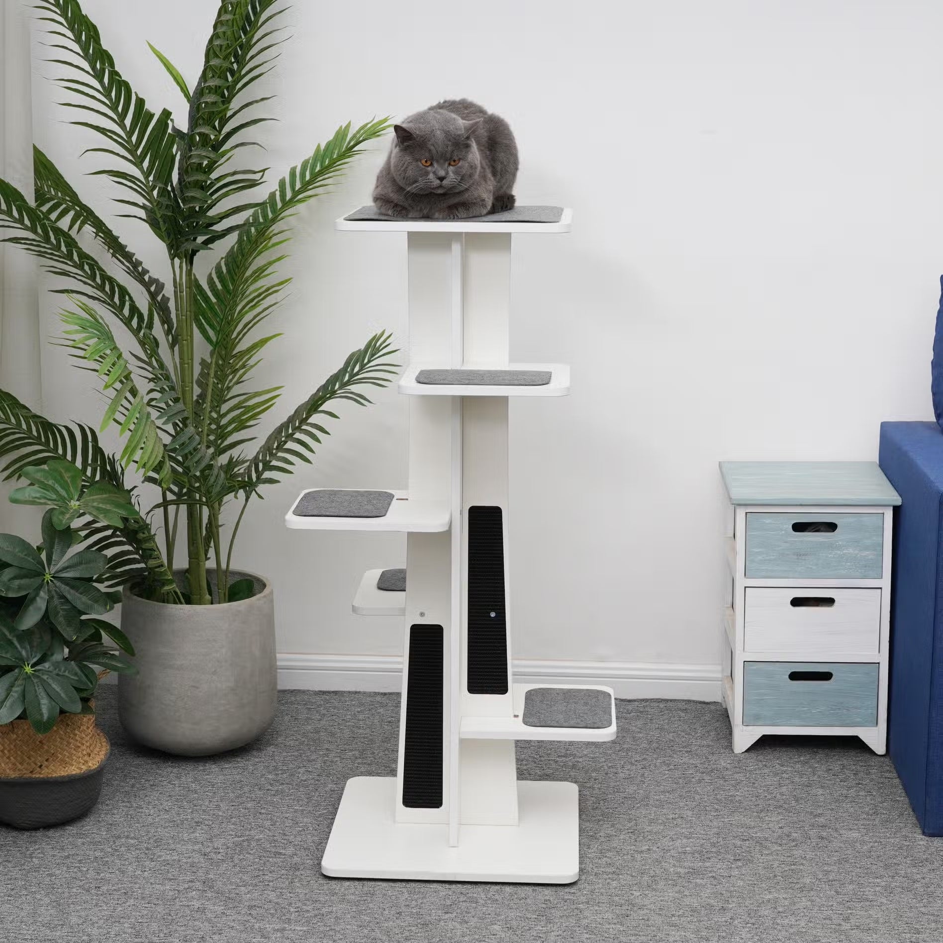 PetPals Modern Tower 6 Level Cat Tree