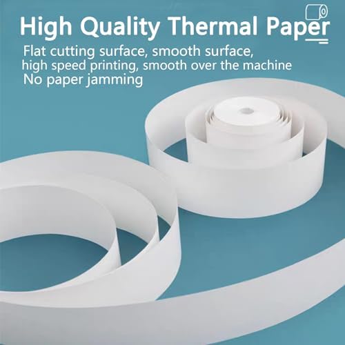 12Rolls Mini Printer Paper, Thermal Sticker Paper,Self-adhesive, Instant Camera Print Refill Paper，photo Printer Label Compatible with Kidizoom Print Camera Most Kids Instant Camera(57 * 25mm)