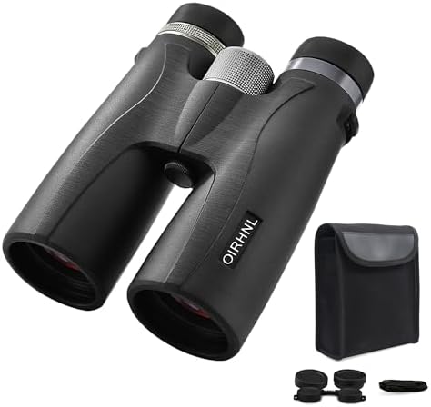 12x50 HD Binoculars for Adults High Powered,Lightweight Waterproof Binoculars for Bird Watching,Hunting,Travel-Large View Binoculars with Clear Low Light Vision