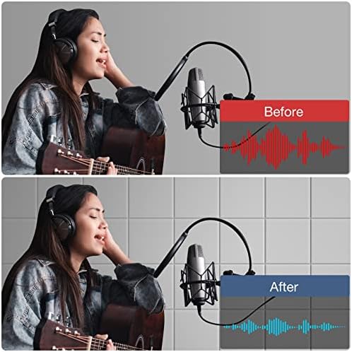 12 Pack Self-Adhesive Acoustic Panels, 12" X 12" X 0.4" High-Density Polyester Sound Proof Panels for Walls, Soundproof Wall Panels for Home & Office (White)