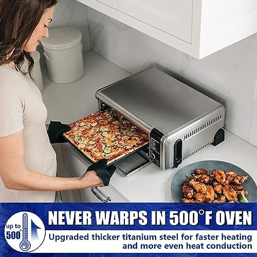 13" × 13" Professional Baking Sheet, Air Fryer Accessories, Replacement Baking Pan for Ninja SP100, SP101, SP1001C, SP201 Foodi Air Fry Oven, Nonstick Sheet Pan for Foodi 8-in-1 Air Fry Oven