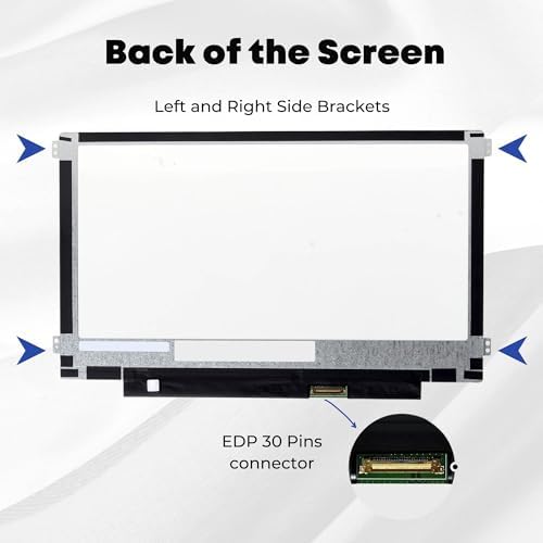 11.6” N116BGE-E32 - Matte LCD Screen Replacement fit for HP Chromebook 11 G3 G4 EE G5 G6 G7 G9 EE 11A G8 EE, ProBook 11 G2, Stream 11 Pro G3, fit for Lenovo Chromebook 100e Laptop LED Display