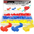 120PCS Solderless Quick Splice Wire Connectors, 22-10 AWG Electrical Wire Connector,Terminals Assortment Kit