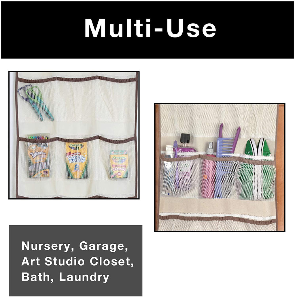 Fabric Over-The-Door Organizer with 42 Pockets