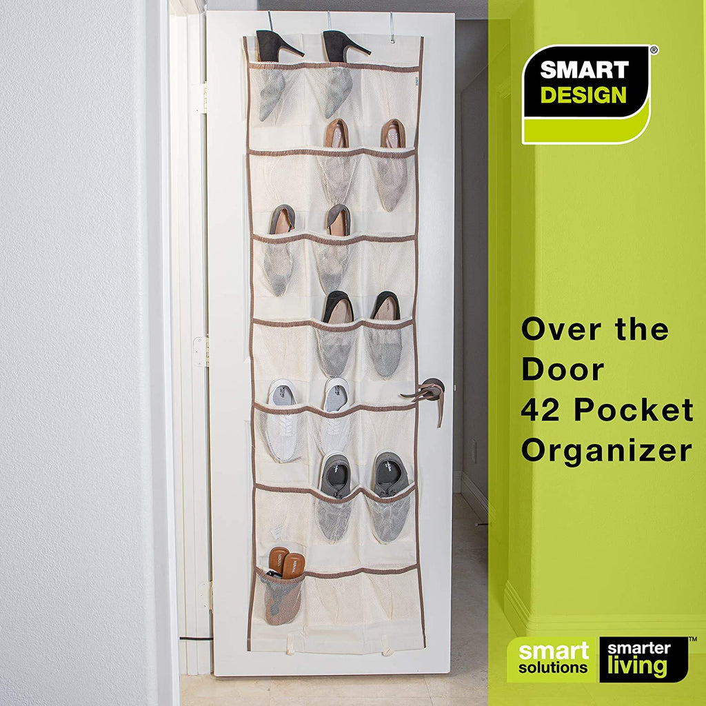 Fabric Over-The-Door Organizer with 42 Pockets