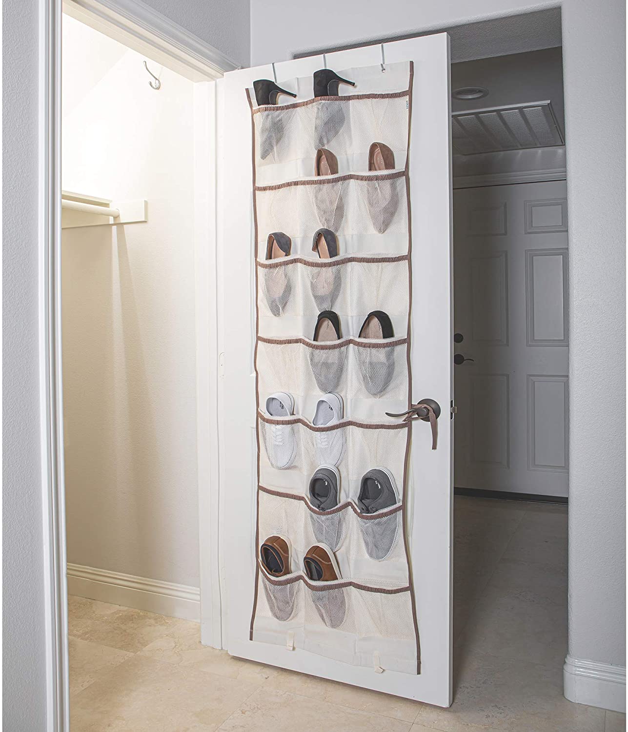 Fabric Over-The-Door Organizer with 42 Pockets