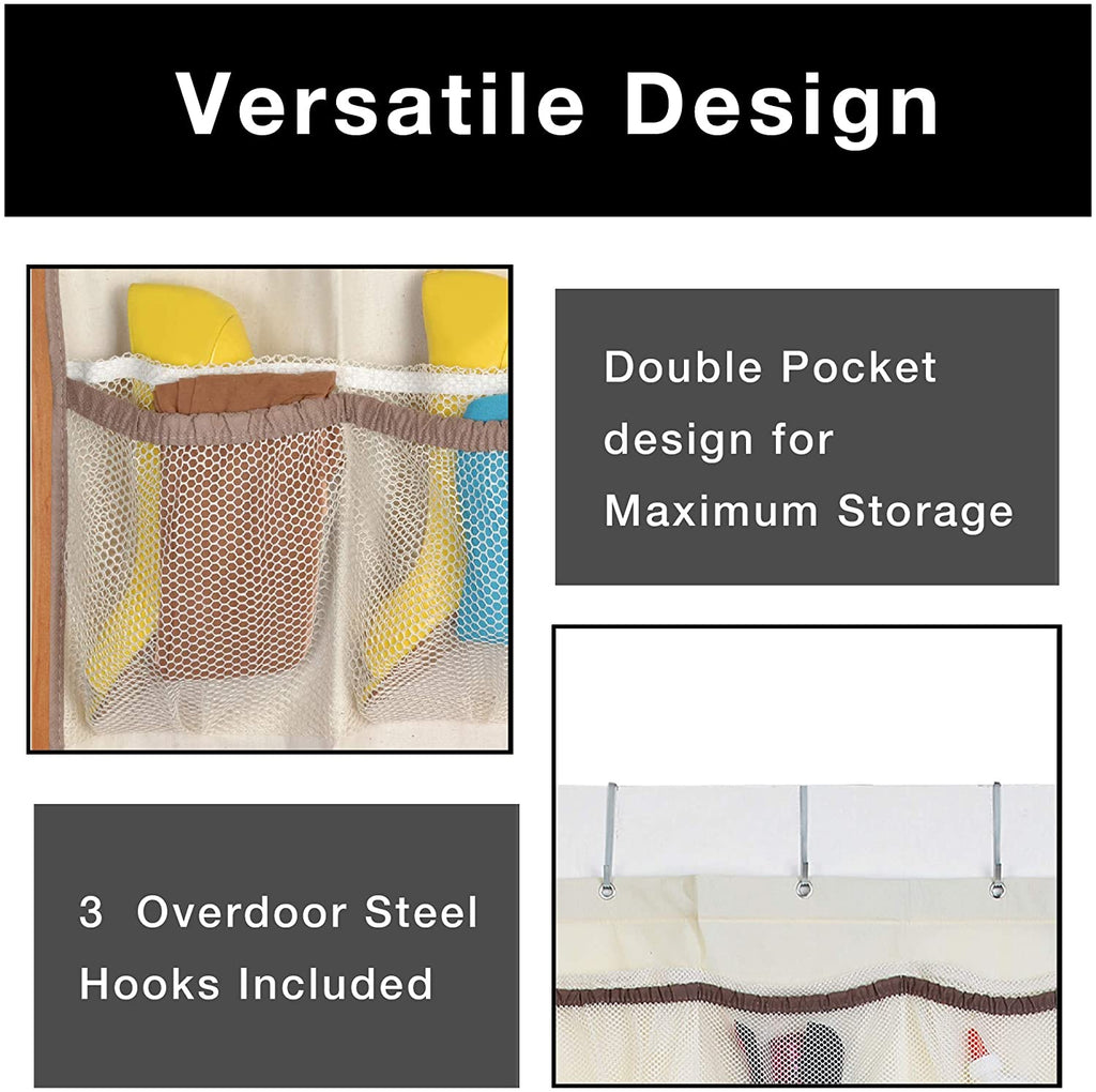 Fabric Over-The-Door Organizer with 42 Pockets