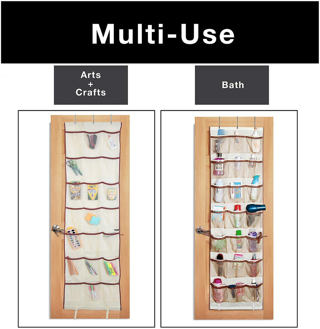 Fabric Over-The-Door Organizer with 42 Pockets