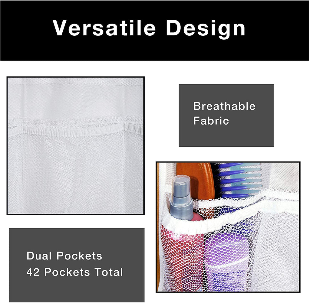 Fabric Over-The-Door Organizer with 42 Pockets