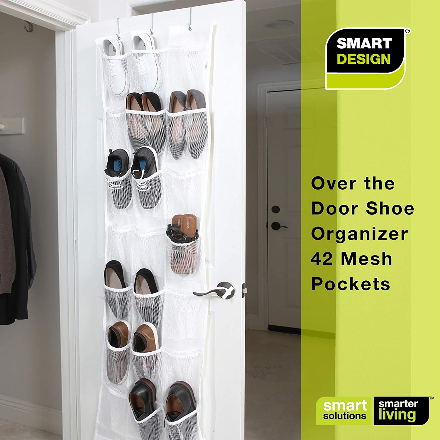Fabric Over-The-Door Organizer with 42 Pockets