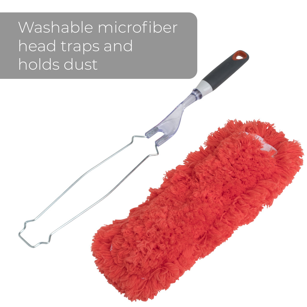 Flat Under Appliance Microfiber Hand Duster - 19 Inch