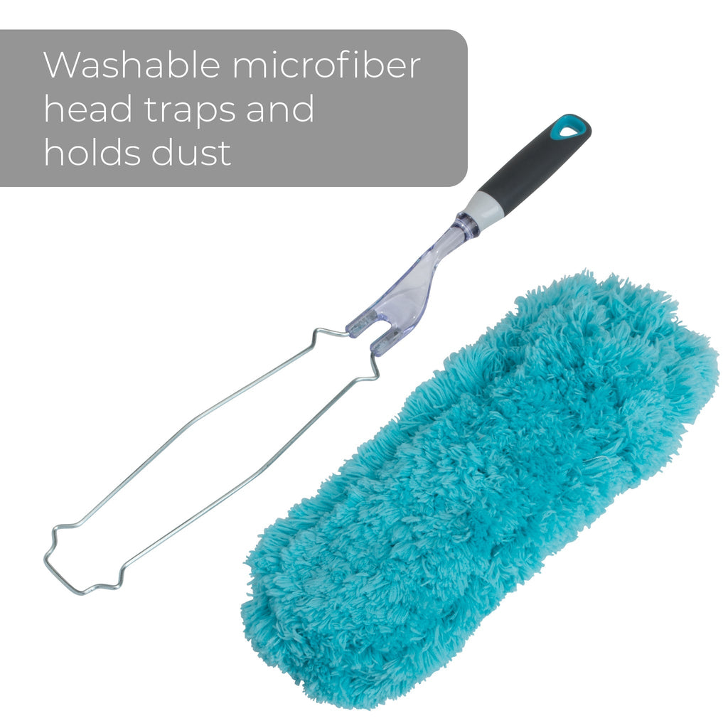 Flat Under Appliance Microfiber Hand Duster - 19 Inch