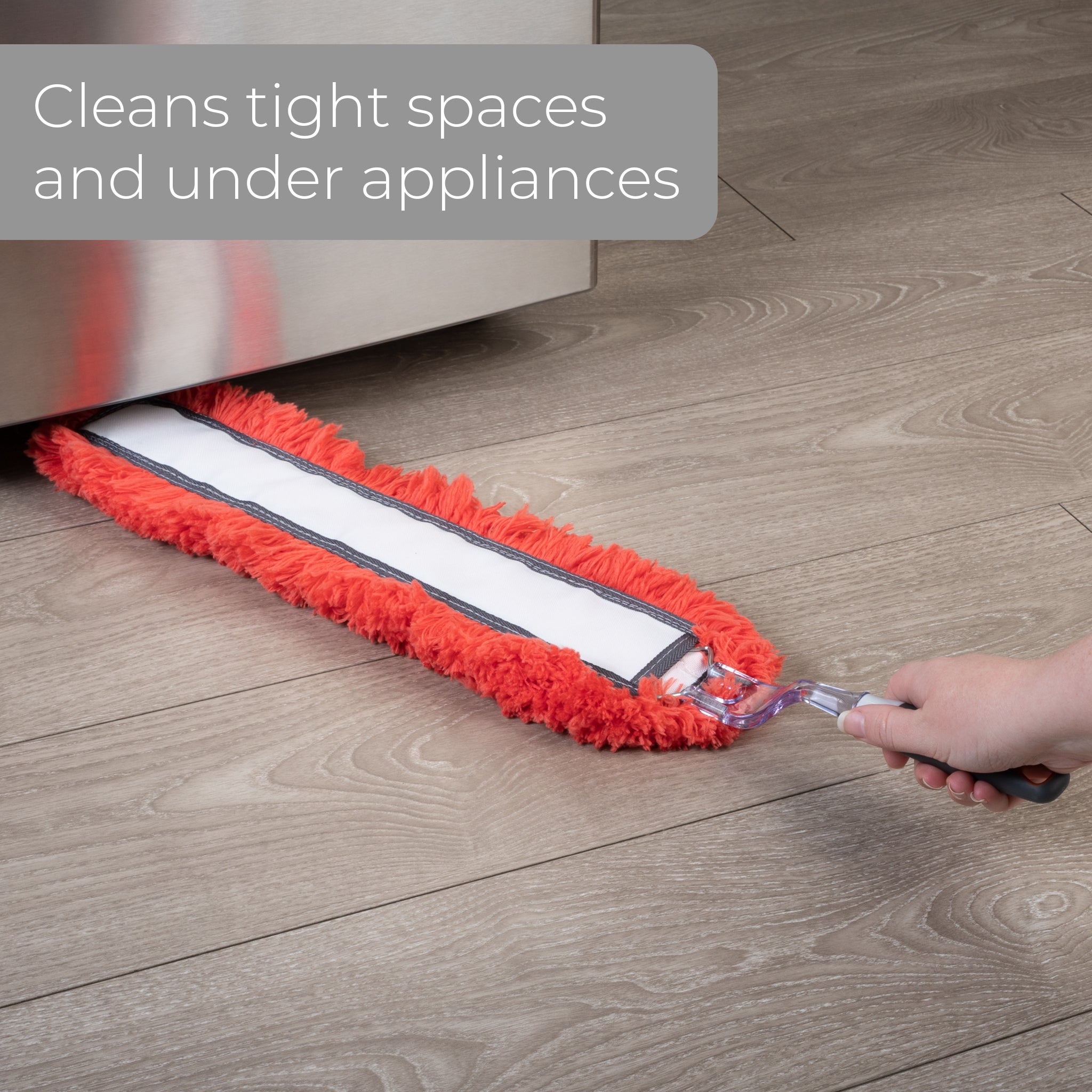 Flat Under Appliance Microfiber Hand Duster - 27.5 Inch