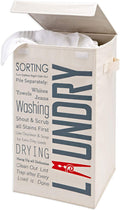 Foldable Laundry Hamper with Lid and Logo Design