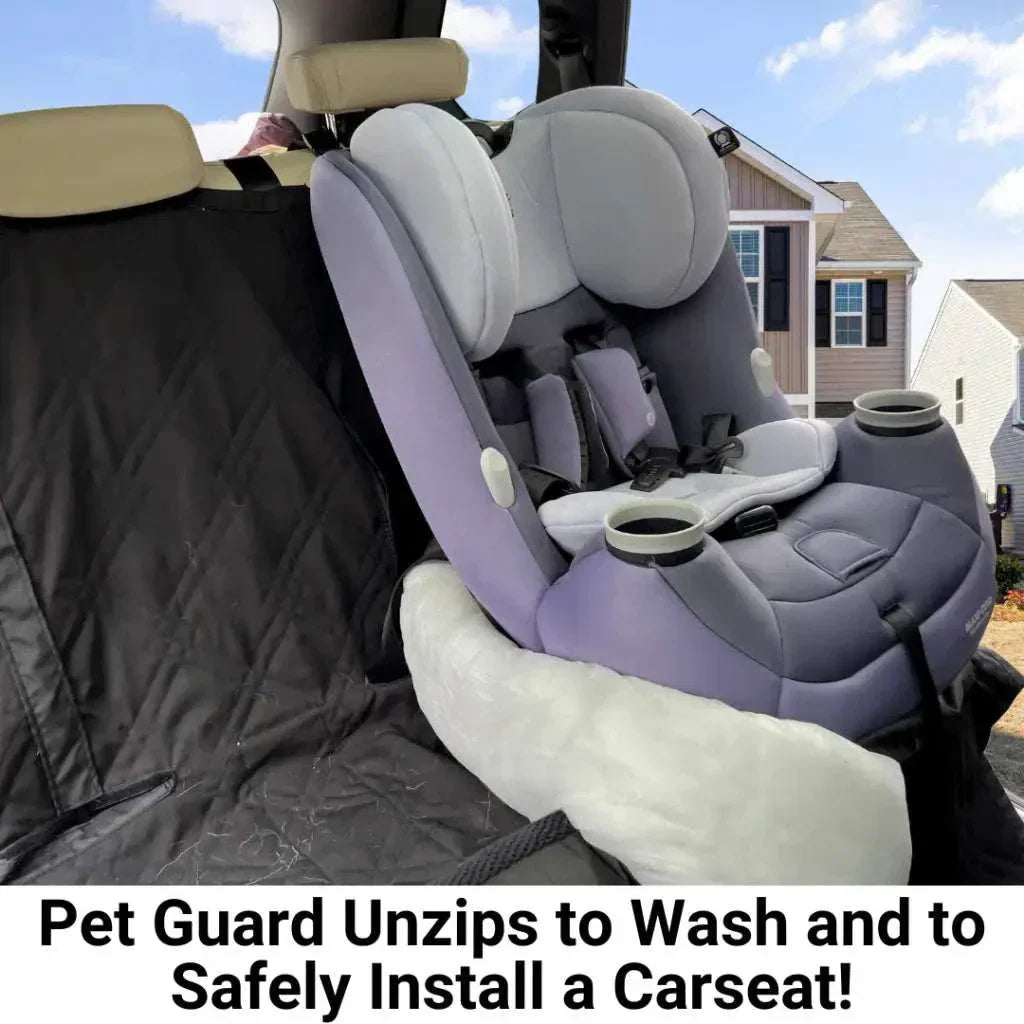 Formosa Covers Premium Heavy Duty Dog Bed Car Back Seat Cover with Luxury PetGuard