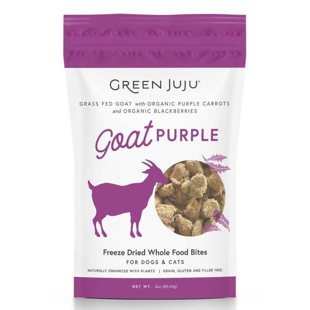 Green Juju GoatPurple Freeze Dried Toppers-3 oz Bag