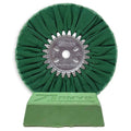 Zephyr 8" Airway Buffing Wheel + Polishing Compound Bar Kit - Green/Secondary Cutting