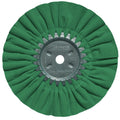 Zephyr Standard Airway Buffing Wheel, 8" - Hall Green/Secondary Cut