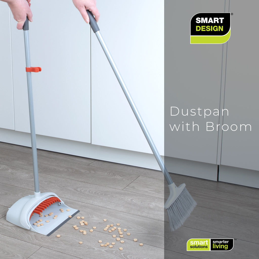 Dustpan & Broom Set – Sunset Orange