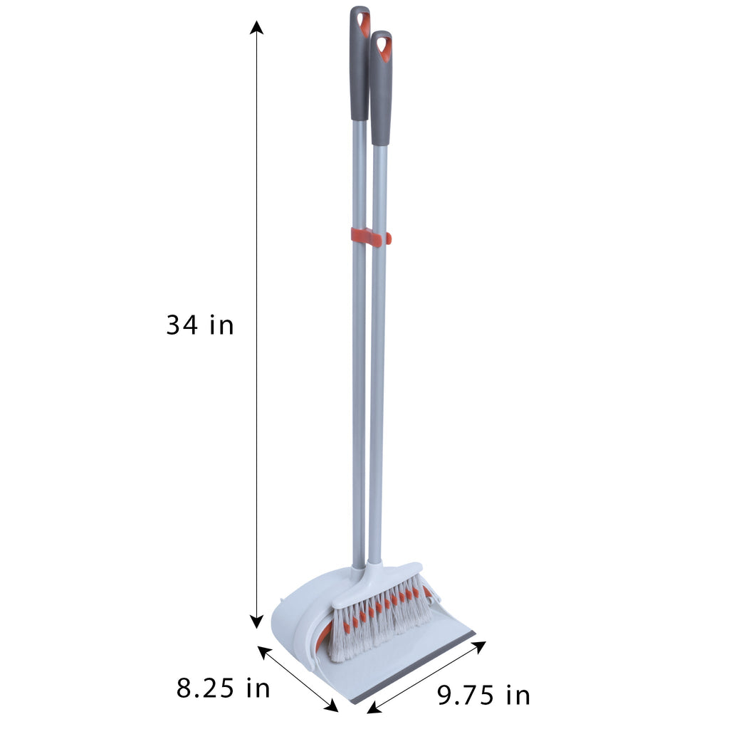 Dustpan & Broom Set – Sunset Orange