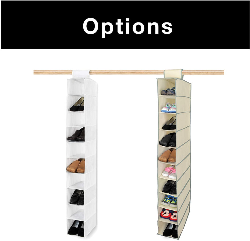 Hanging Shelf Organizer with Hangable Hook & Loop