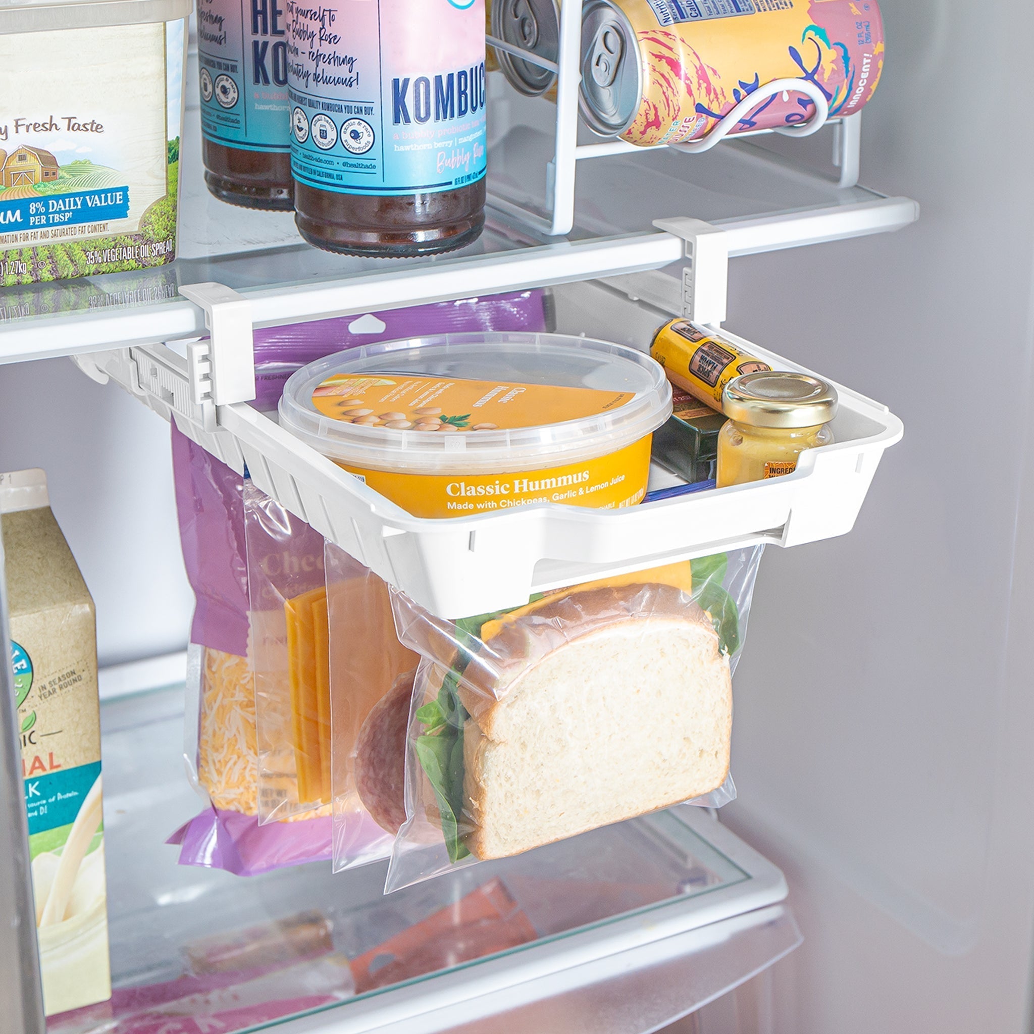 Pull-Out Zip Lock Holder – New & Improved Rail System
