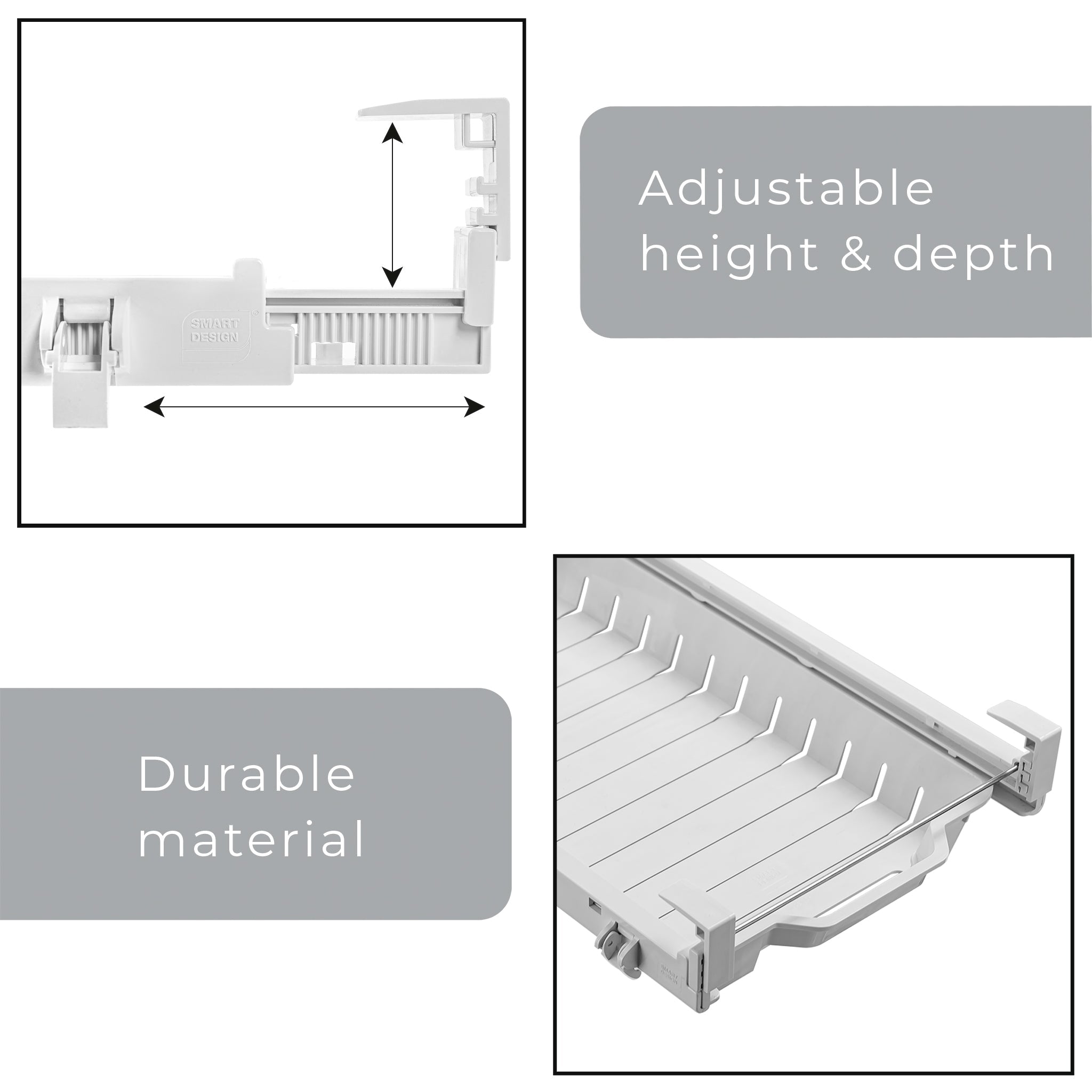 Pull-Out Zip Lock Holder – New & Improved Rail System